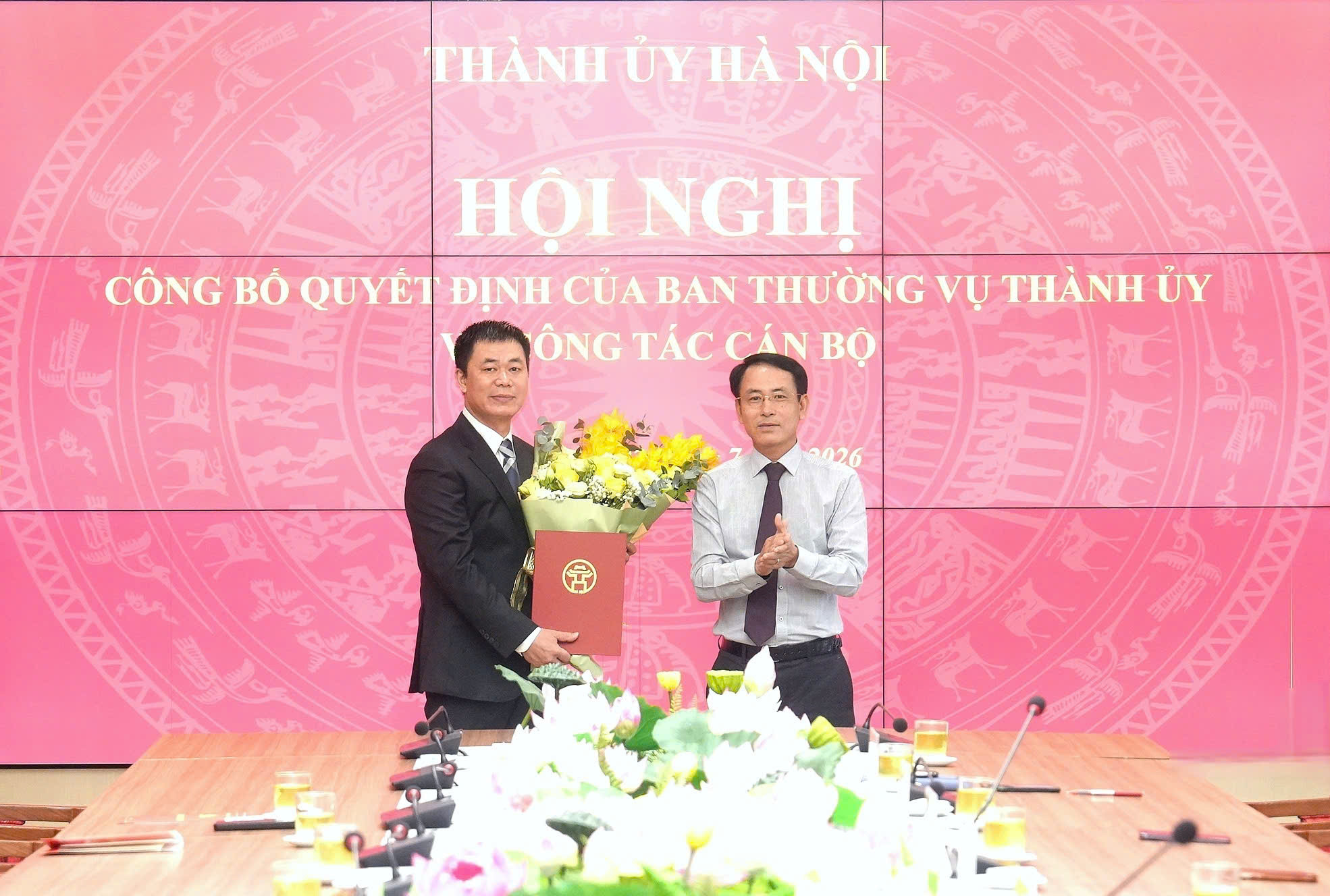 Đồng chí Nguyễn Văn Toàn được bổ nhiệm giữ chức Phó Trưởng ban Nội chính Thành ủy Hà Nội